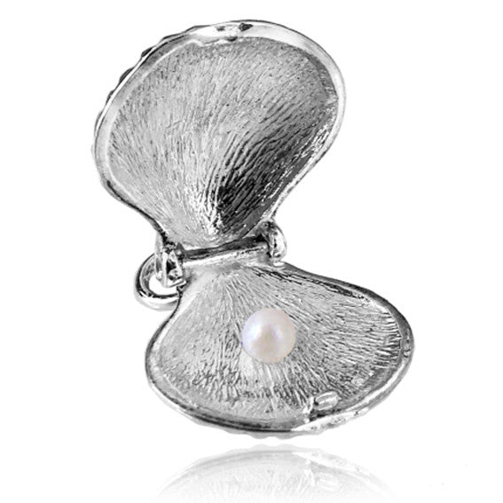 shell and pearl charm