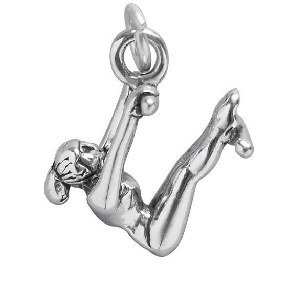 Gymnast on Uneven Bar Charm