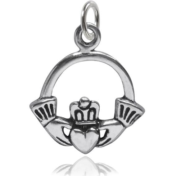Claddagh Irish crowned heart in hands symbol | Charmarama