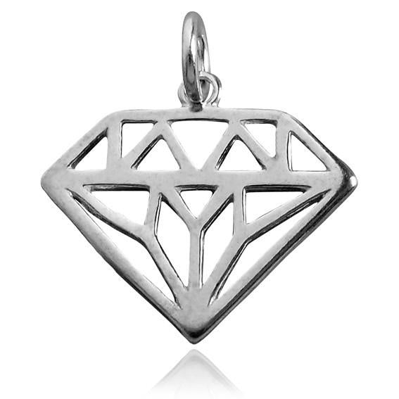 diamond symbol charm