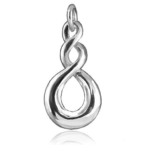 Maori Twist Charm in Sterling Silver or Gold