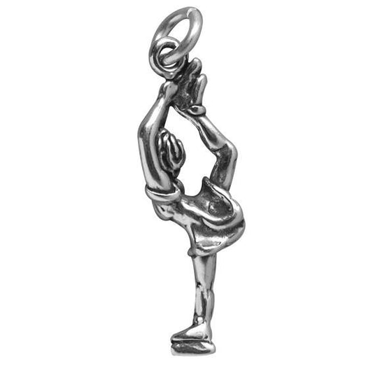 Sterling Silver Ice Skater Charm