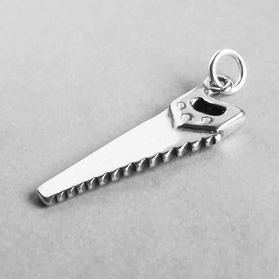 Sterling Silver Hand Saw Charm