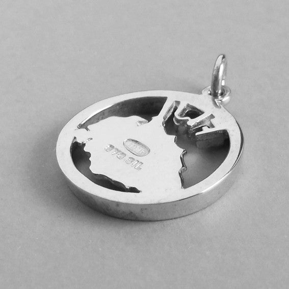 fiji map charm — made to order