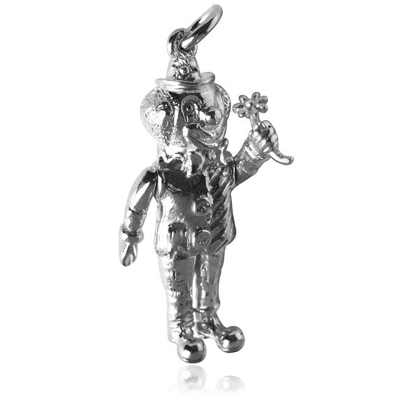Clown Charm in Sterling Silver or Gold | Silver Star Charms
