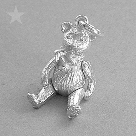 Bear on sale charms silver