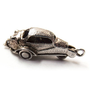 Vintage Messerschmitt bubble car charm pendant opens