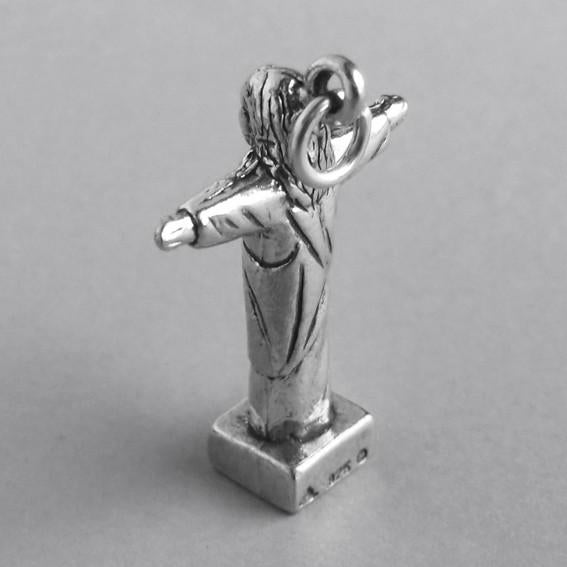 Christ the Redeemer Brazil statue charm 925 sterling silver Pendant