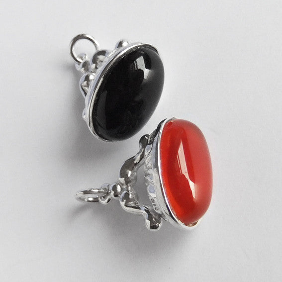 Gemstone Fob Charm — MADE TO ORDER