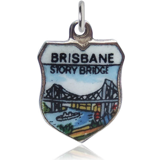 Vintage silver Brisbane Story Bridge charm