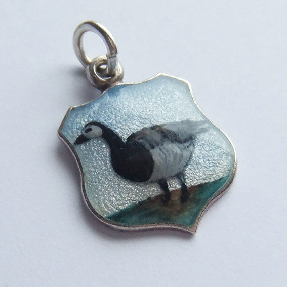 Vintage barnacle goose charm