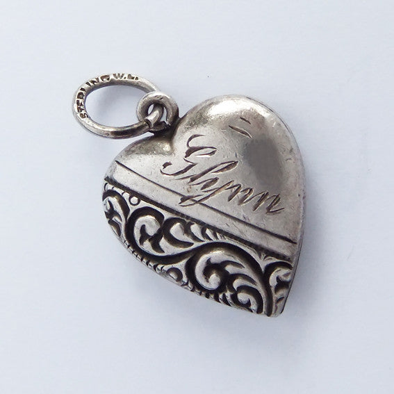 Vinage Sterling Silver Walter Lampl Heart Charm