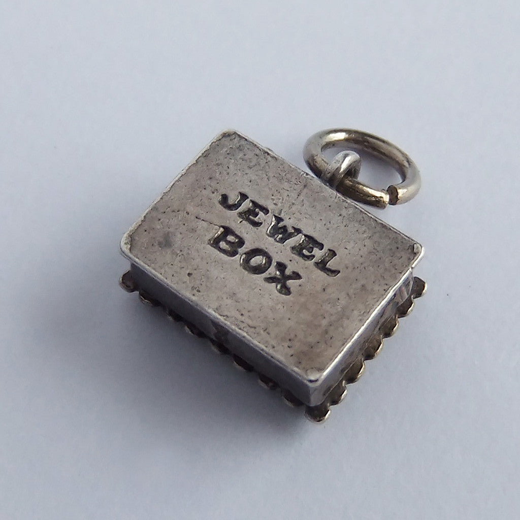 Vintage Sterling Silver Jewel Box Charm | Silver Star Charms
