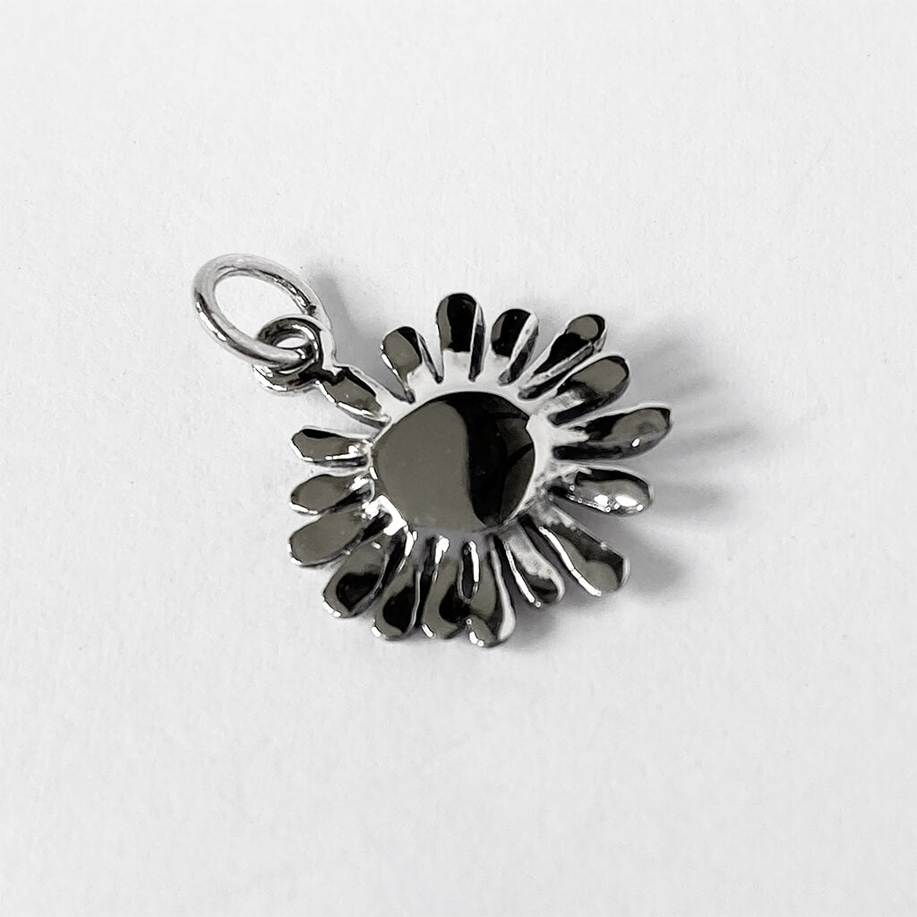 sterling silver daisy charm