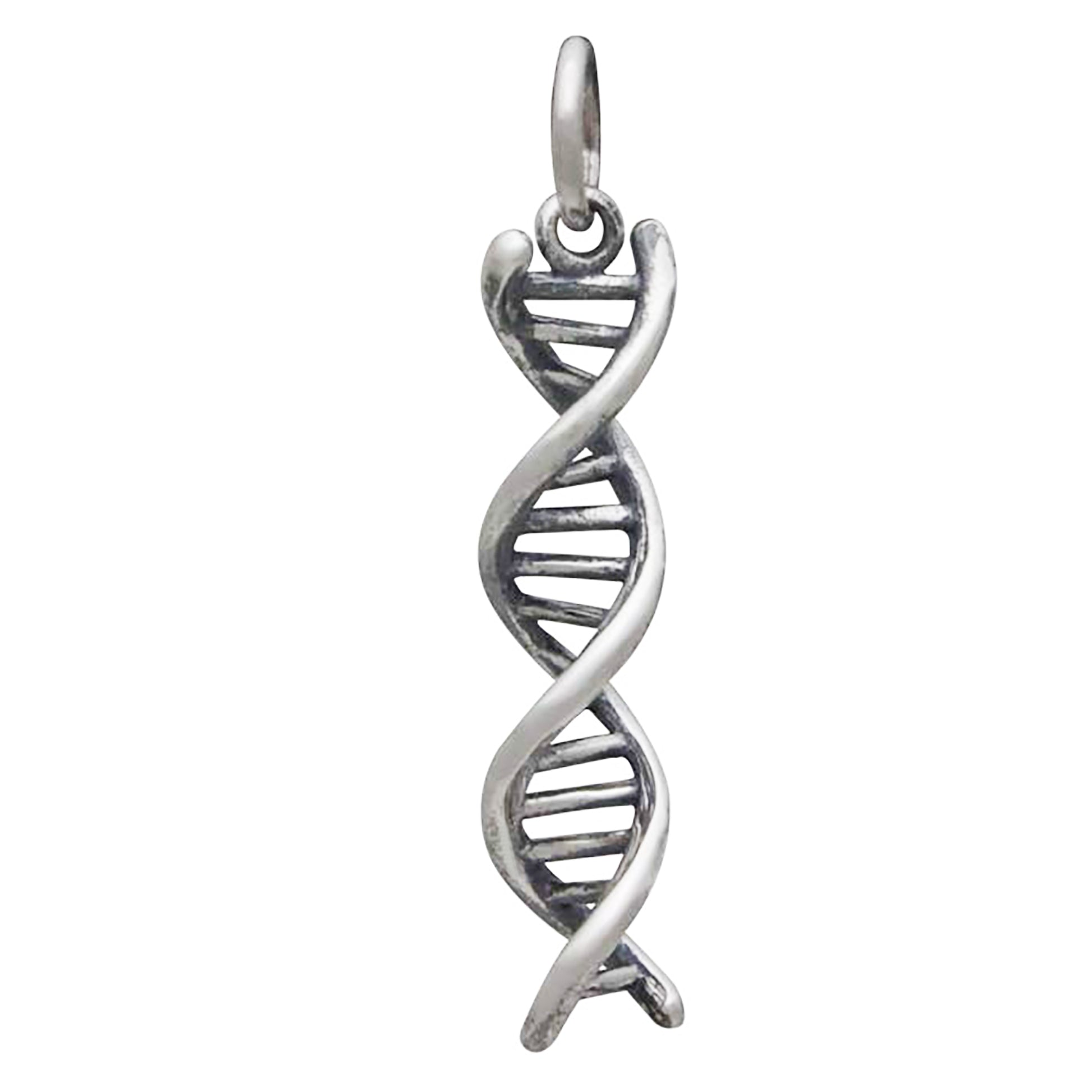 sterling silver dna symbol charm