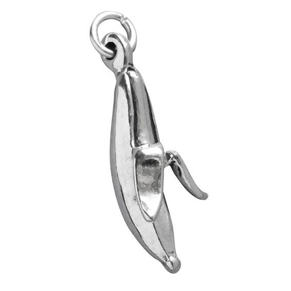 Sterling silver banana charm