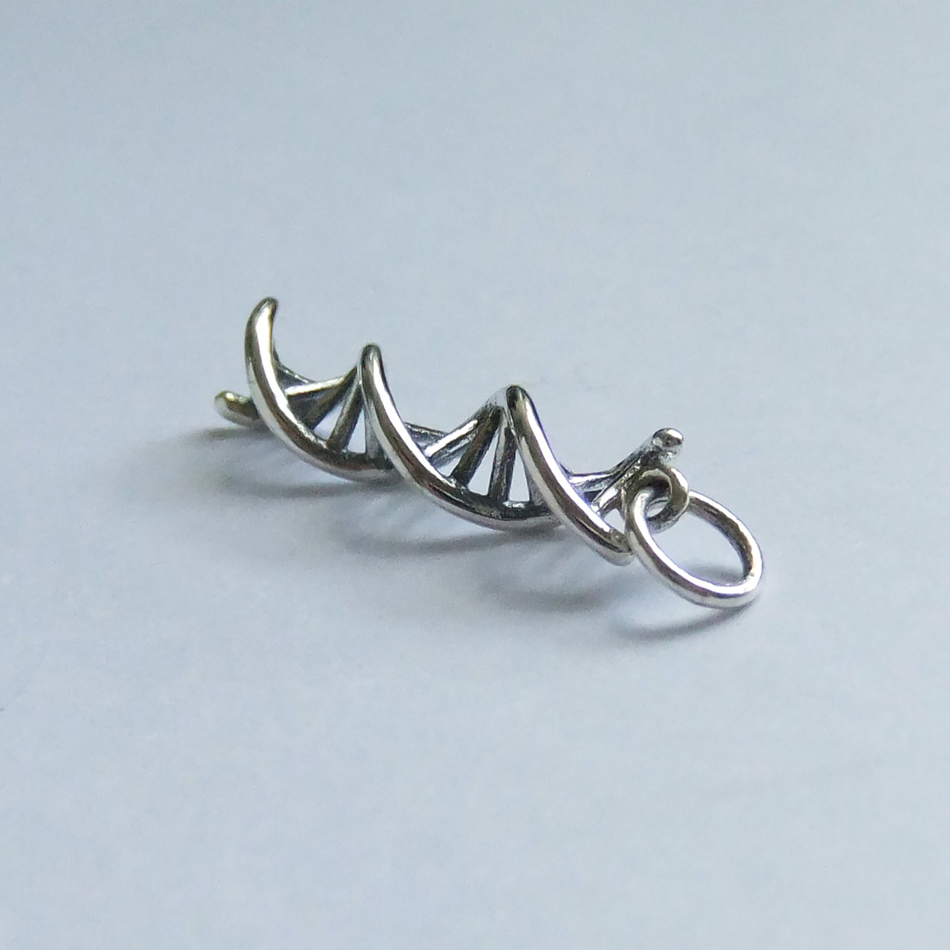 sterling silver dna science charm